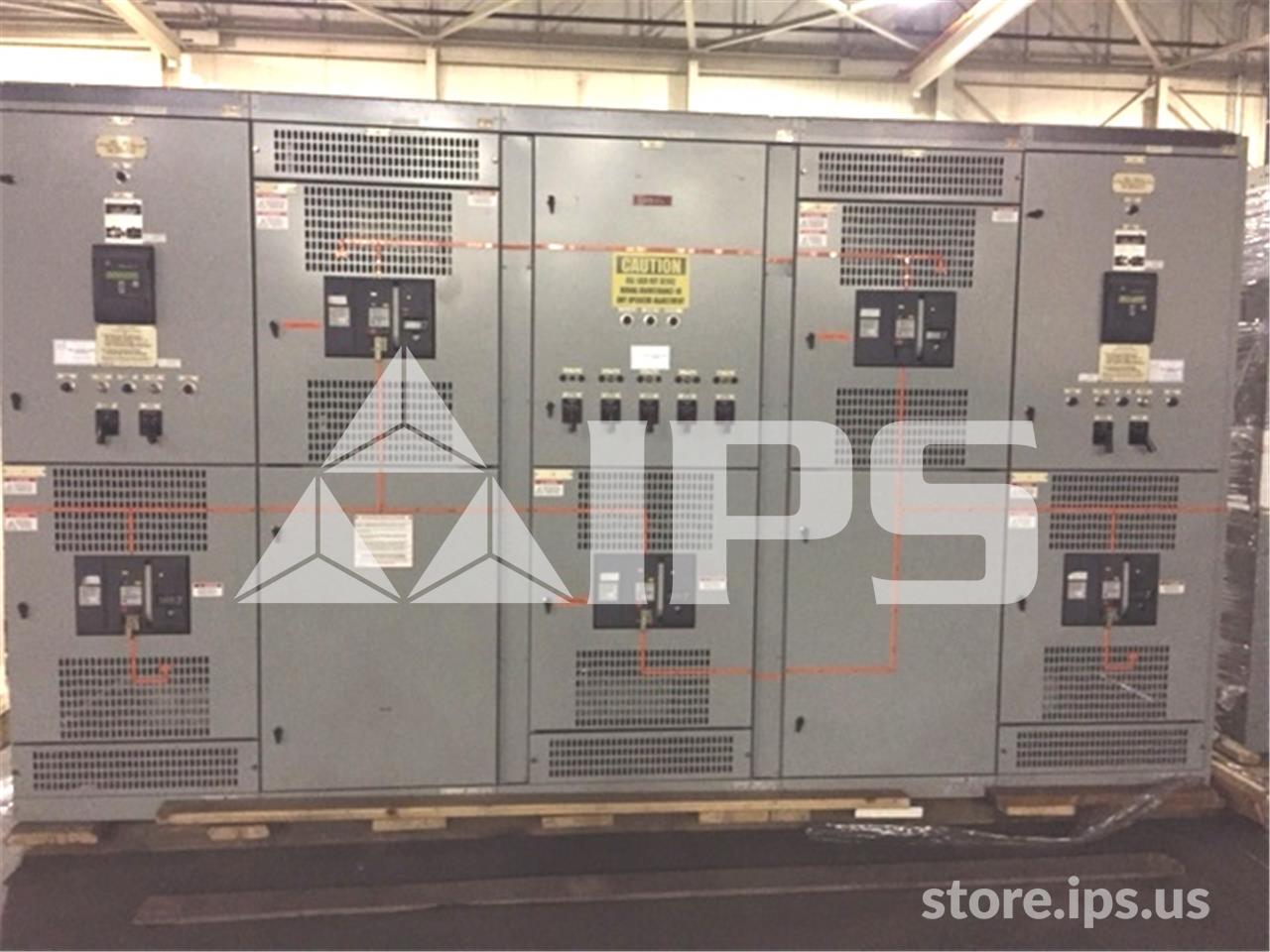 4000A GE / General Electric AV LINE INDOOR SWITCHGEAR LINEUP 5SECTIONS